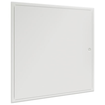 Toegangs paneel Wit 60 x 60 cm staal