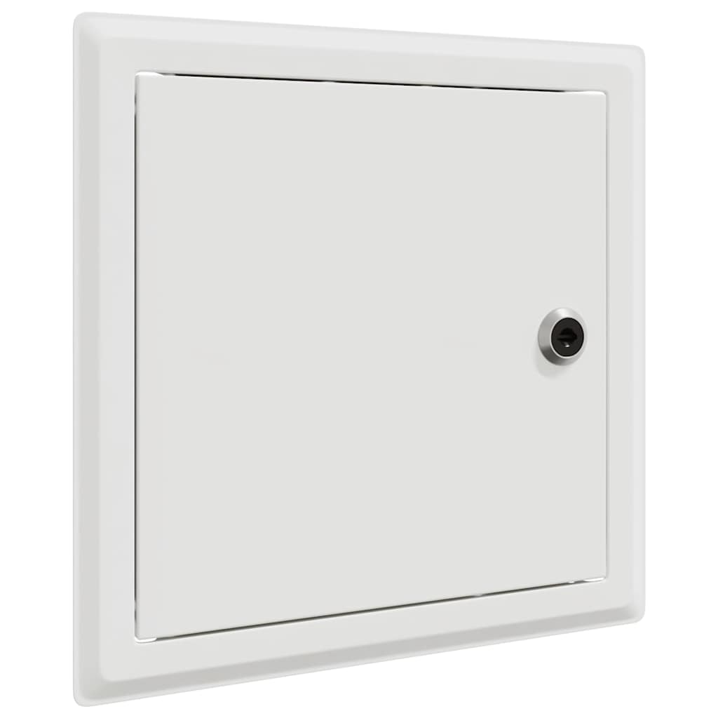 Toegangs paneel 2 pcs Wit 20 x 20 cm Staal