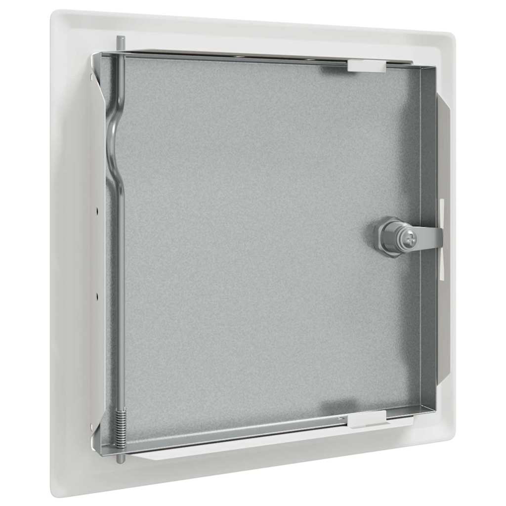 Toegangs paneel 2 pcs Wit 20 x 20 cm Staal