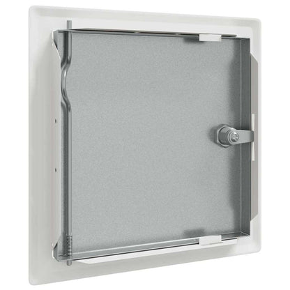 Toegangs paneel 2 pcs Wit 20 x 20 cm Staal