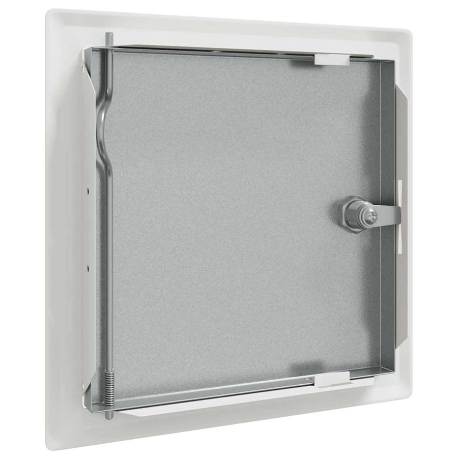 Toegangs paneel 2 pcs Wit 20 x 20 cm Staal