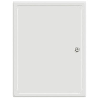 Toegangs paneel Wit 30 x 40 cm Staal
