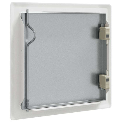 Toegangs paneel 2 pcs Wit 20 x 20 cm Staal