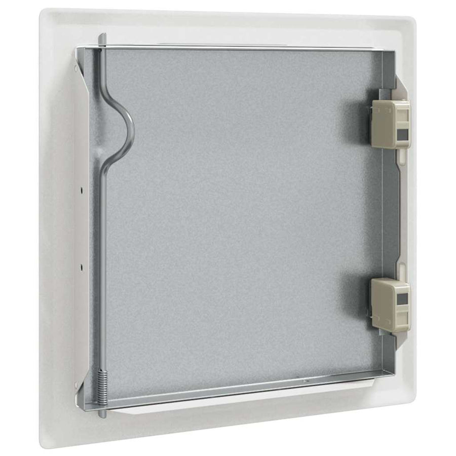 Toegangs paneel 2 pcs Wit 20 x 20 cm Staal