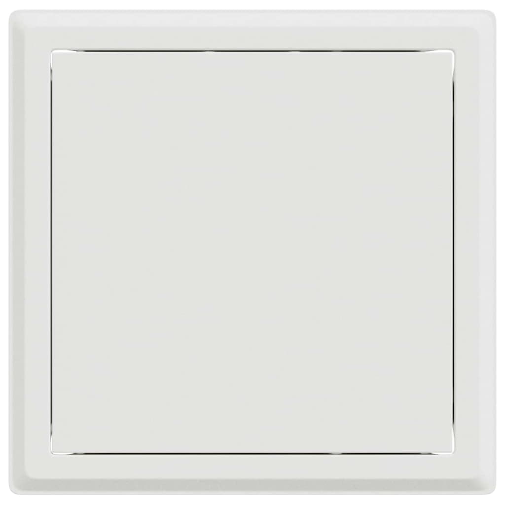 Toegangs paneel 2 pcs Wit 20 x 20 cm Staal