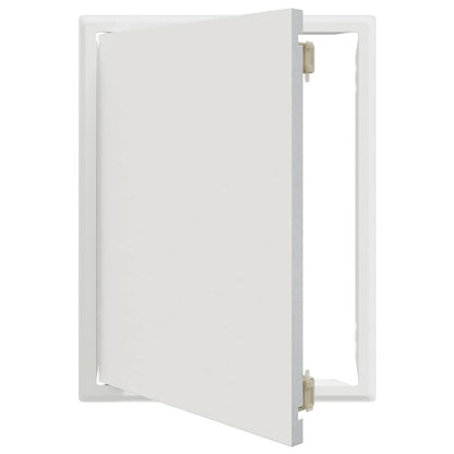 Toegangs paneel Wit 30 x 40 cm Staal