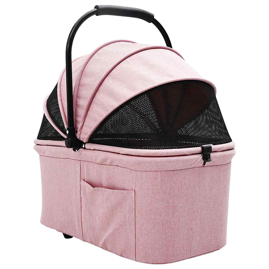 Opvouwbare Huisdierenwagen Roze 81 x 47 x 99 cm Oxford stof