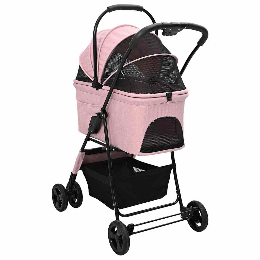 Opvouwbare Huisdierenwagen Roze 81 x 47 x 99 cm Oxford stof