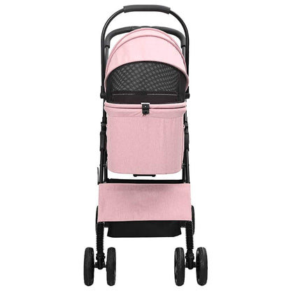 Opvouwbare Huisdierenwagen Roze 81 x 47 x 99 cm Oxford stof