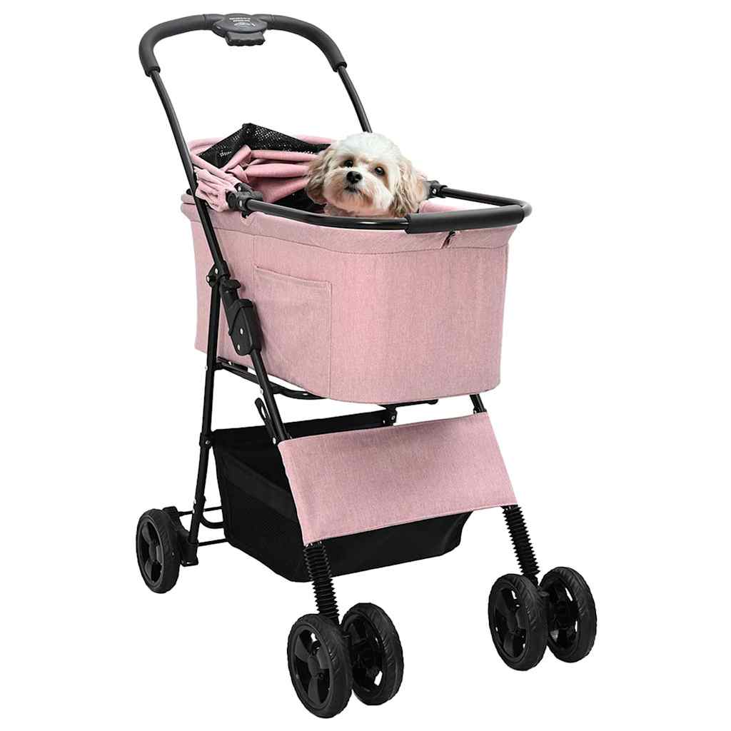 Opvouwbare Huisdierenwagen Roze 81 x 47 x 99 cm Oxford stof