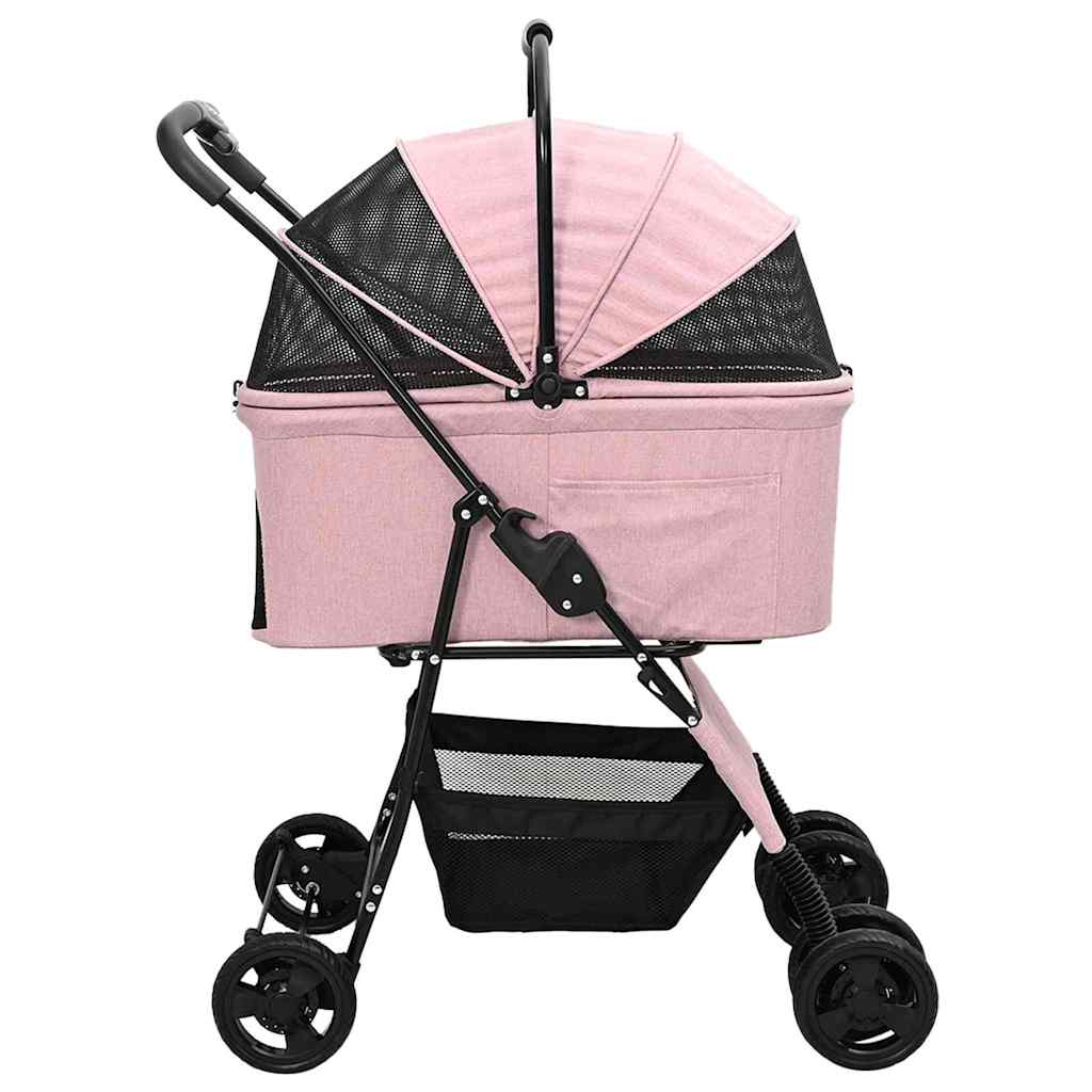 Opvouwbare Huisdierenwagen Roze 81 x 47 x 99 cm Oxford stof