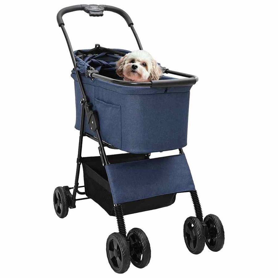 Opvouwbare Huisdierenwagen Blauw 81 x 47 x 99 cm Oxford stof