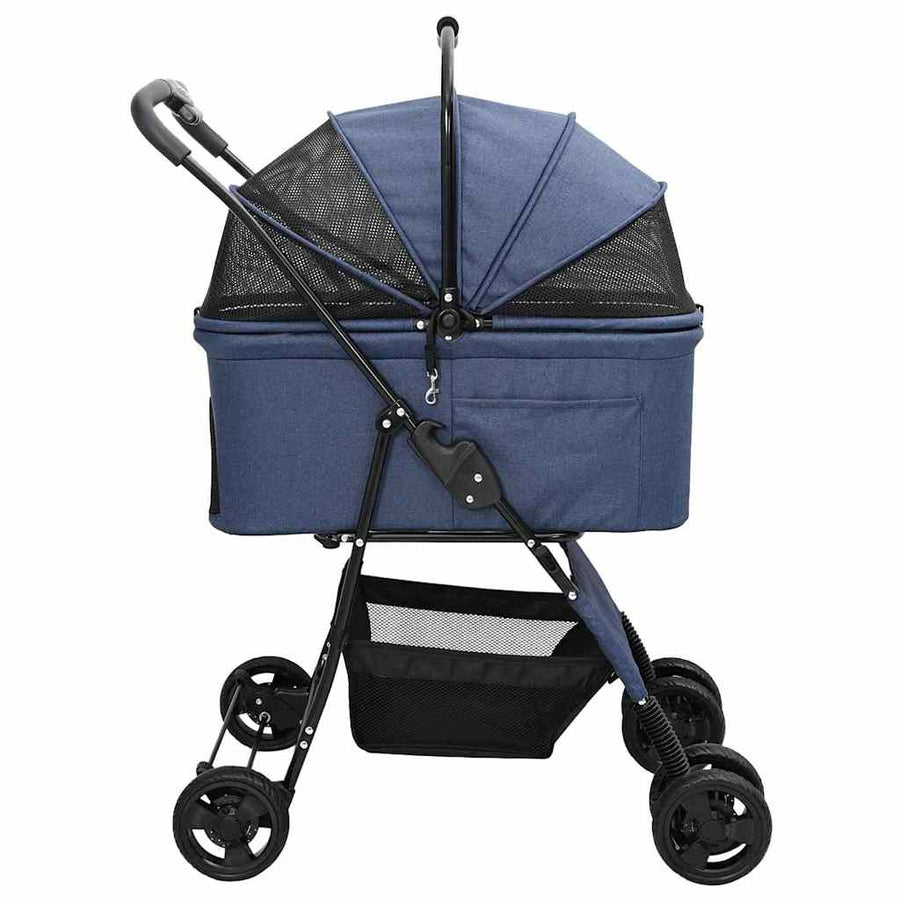Opvouwbare Huisdierenwagen Blauw 81 x 47 x 99 cm Oxford stof
