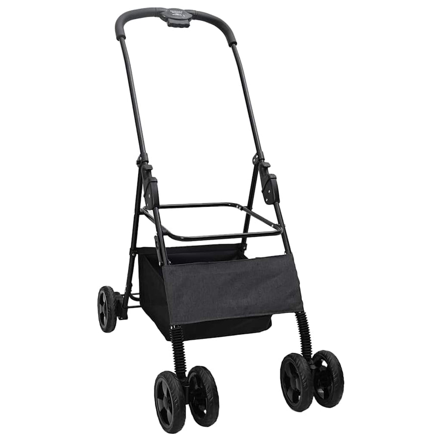 Opvouwbare Huisdierenwagen Zwart 81 x 47 x 99 cm Oxford stof