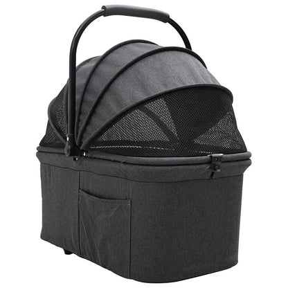 Opvouwbare Huisdierenwagen Zwart 81 x 47 x 99 cm Oxford stof