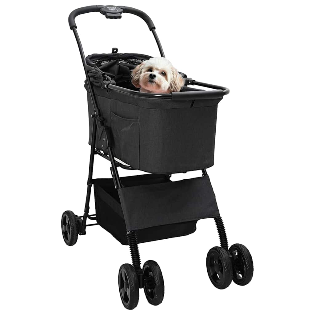 Opvouwbare Huisdierenwagen Zwart 81 x 47 x 99 cm Oxford stof