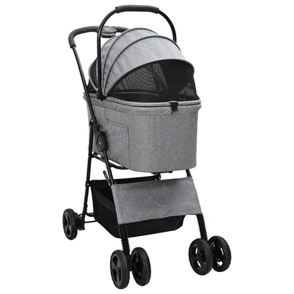 Opvouwbare Huisdierenwagen Grijs 81 x 47 x 99 cm Oxford stof