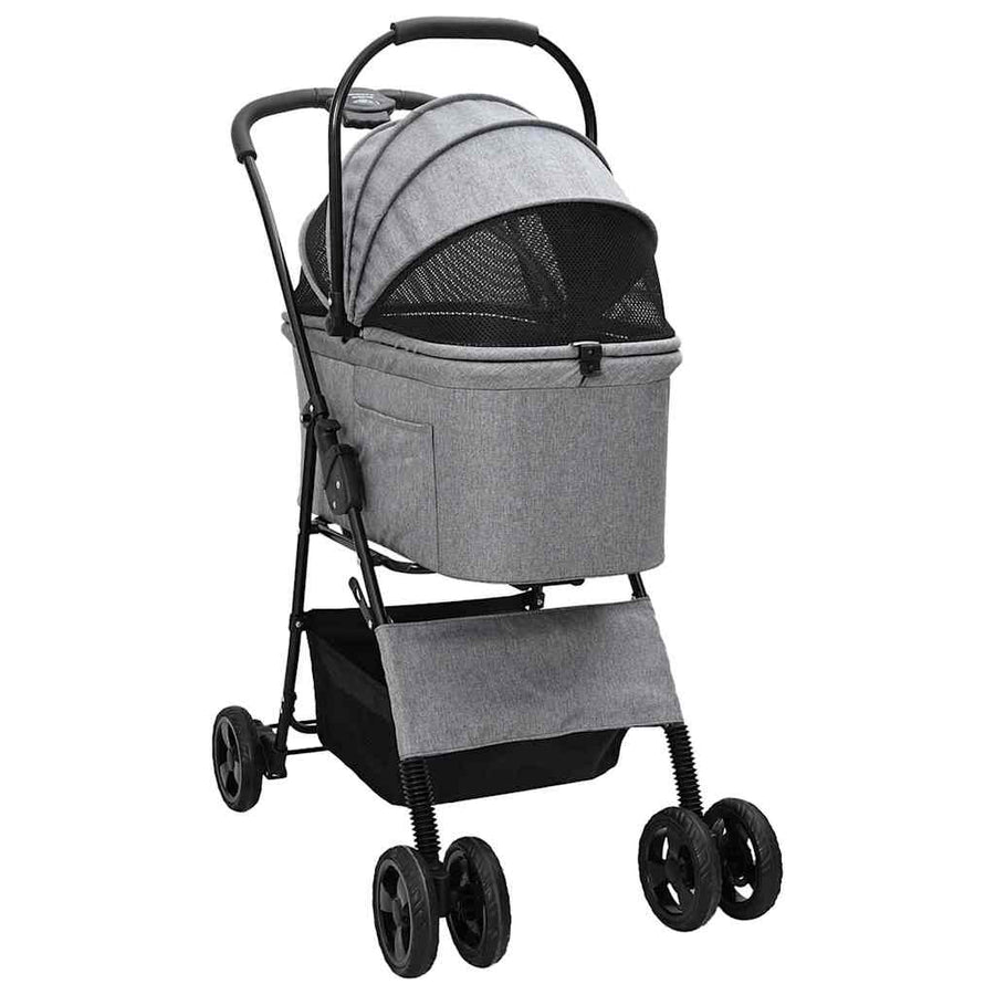 Opvouwbare Huisdierenwagen Grijs 81 x 47 x 99 cm Oxford stof