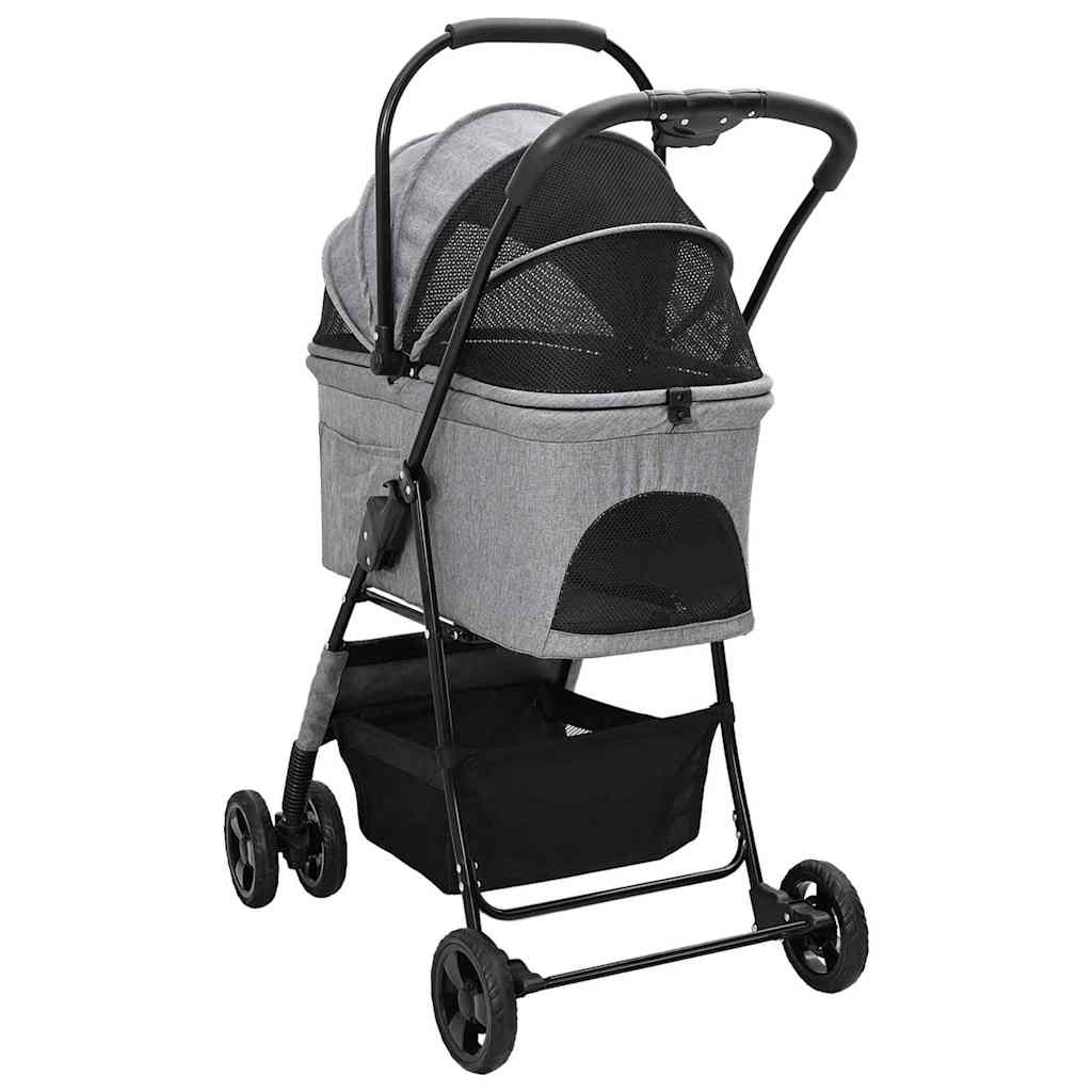 Opvouwbare Huisdierenwagen Grijs 81 x 47 x 99 cm Oxford stof