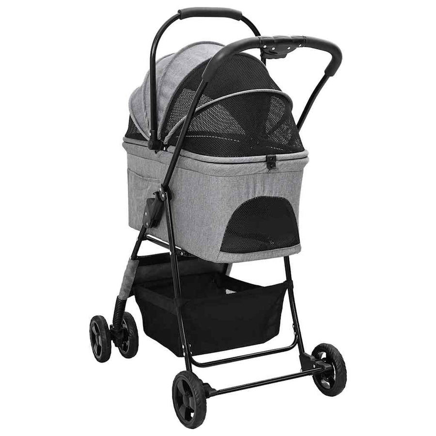 Opvouwbare Huisdierenwagen Grijs 81 x 47 x 99 cm Oxford stof
