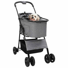 Opvouwbare Huisdierenwagen Grijs 81 x 47 x 99 cm Oxford stof