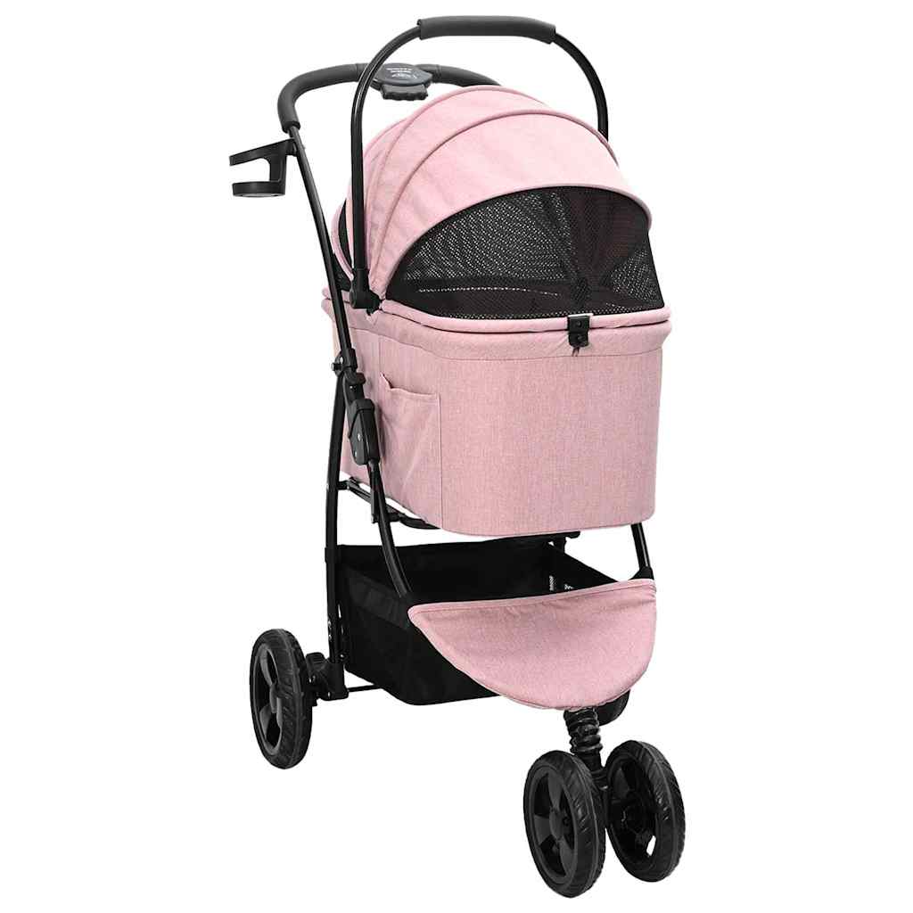 Opvouwbare Huisdierenwagen Roze 78 x 54 x 101 cm Oxford stof
