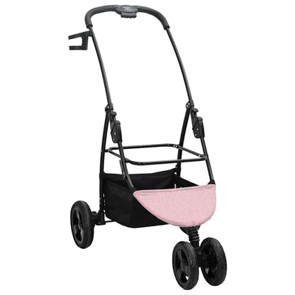 Opvouwbare Huisdierenwagen Roze 78 x 54 x 101 cm Oxford stof
