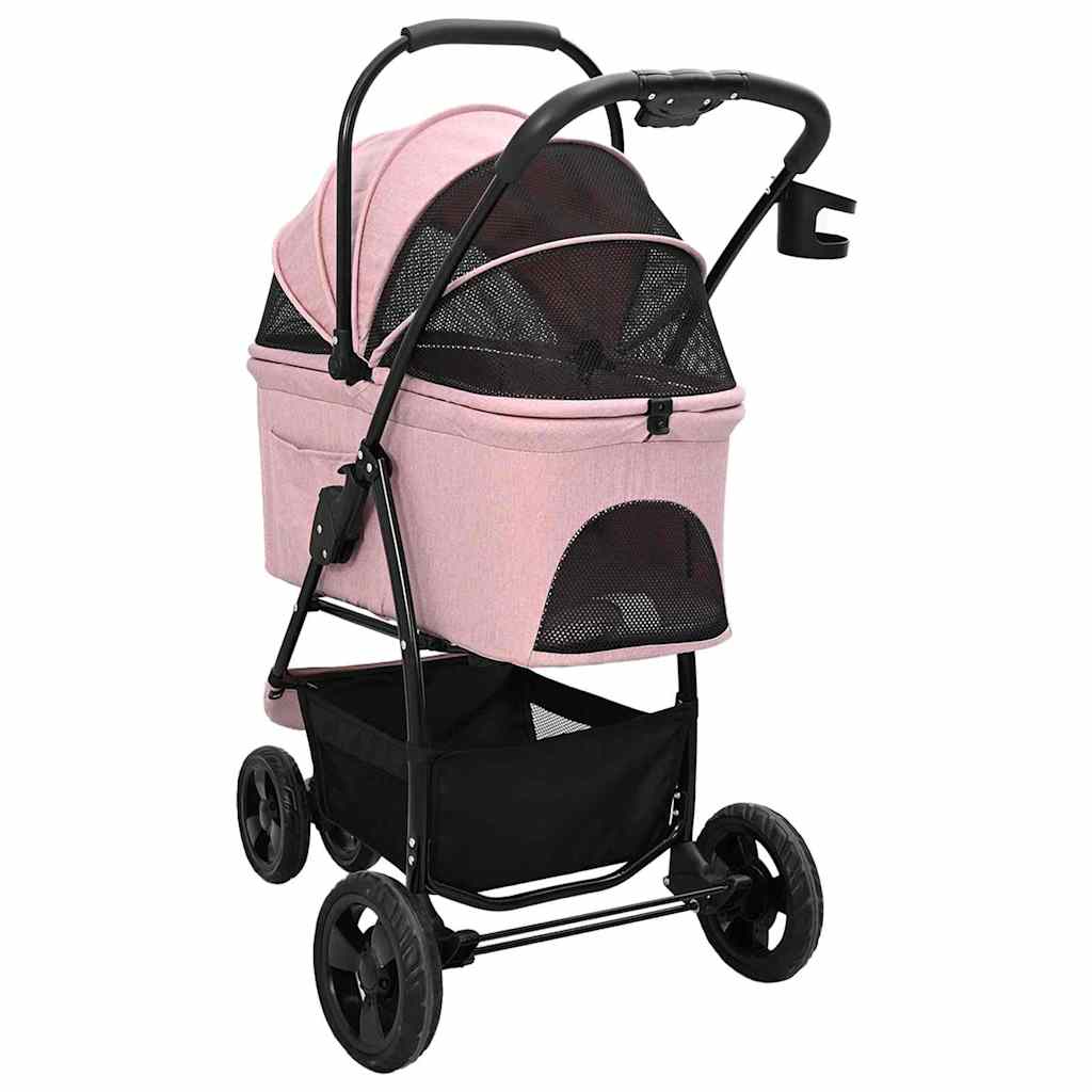 Opvouwbare Huisdierenwagen Roze 78 x 54 x 101 cm Oxford stof
