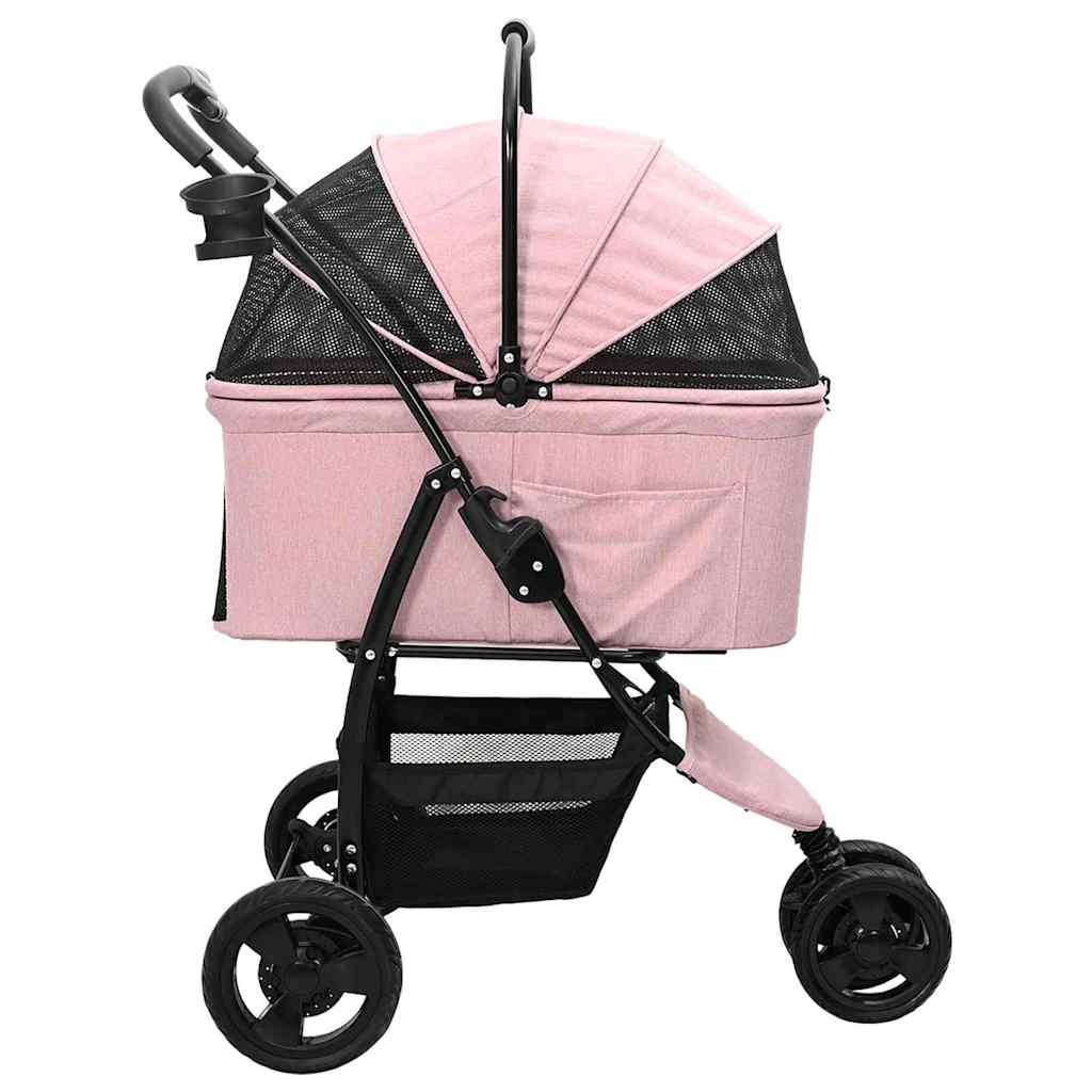 Opvouwbare Huisdierenwagen Roze 78 x 54 x 101 cm Oxford stof