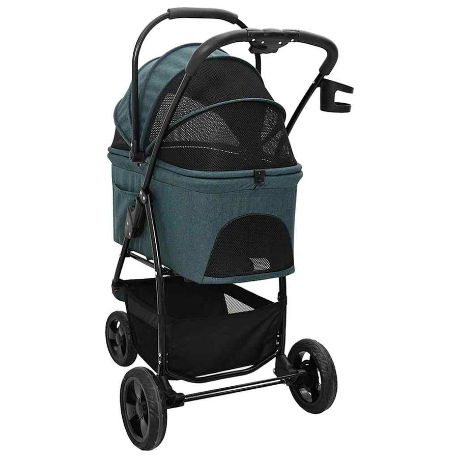 Opvouwbare Huisdierenwagen Groen 78 x 54 x 101 cm Oxford stof