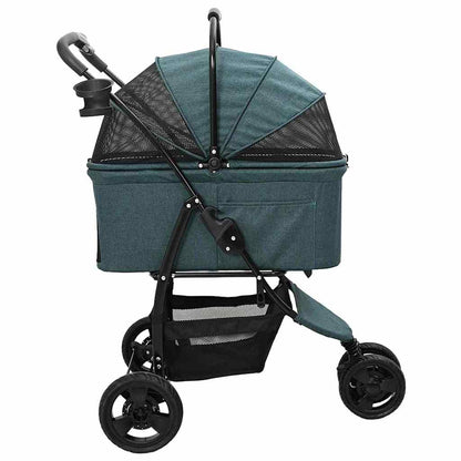 Opvouwbare Huisdierenwagen Groen 78 x 54 x 101 cm Oxford stof