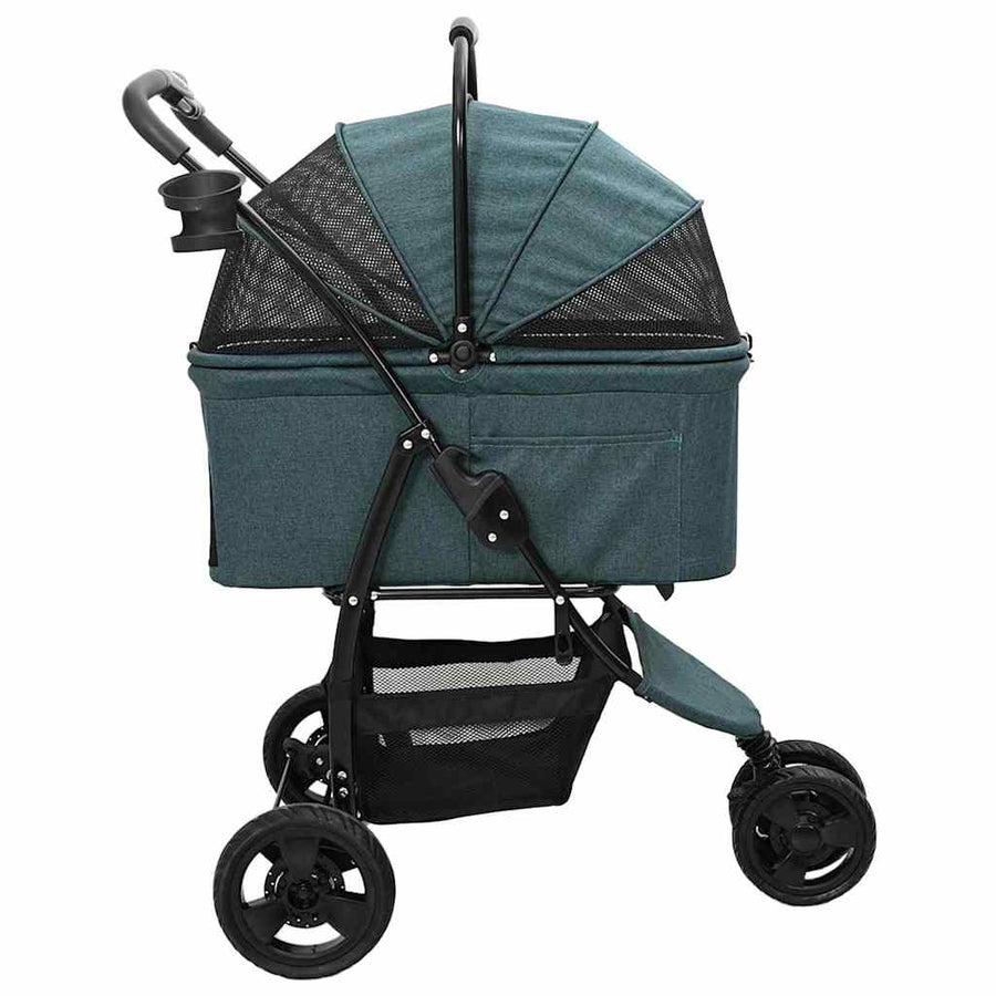 Opvouwbare Huisdierenwagen Groen 78 x 54 x 101 cm Oxford stof