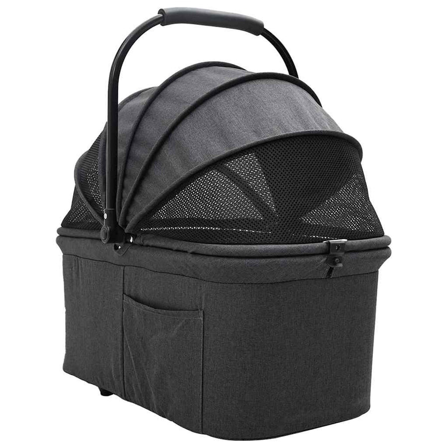 Opvouwbare Huisdierenwagen Zwart 78 x 54 x 101 cm Oxford stof