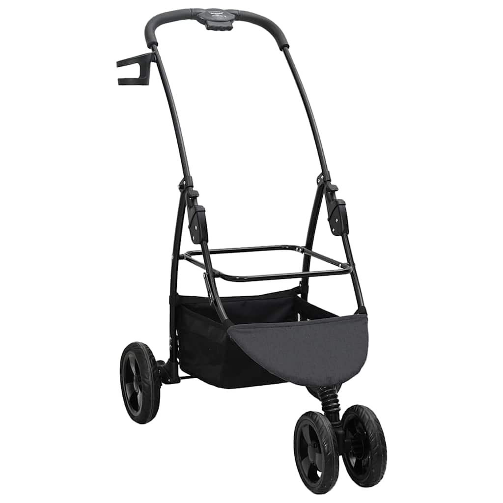 Opvouwbare Huisdierenwagen Zwart 78 x 54 x 101 cm Oxford stof