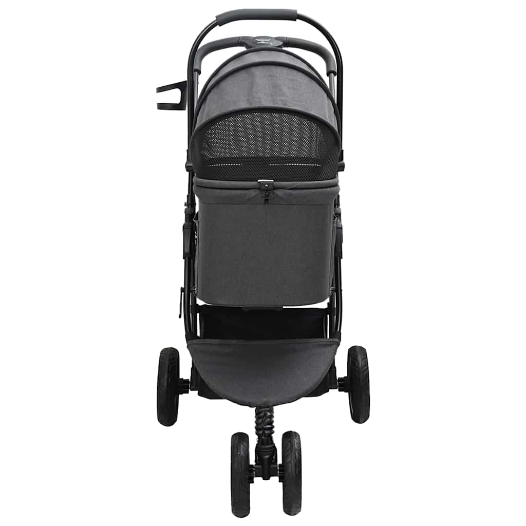 Opvouwbare Huisdierenwagen Zwart 78 x 54 x 101 cm Oxford stof