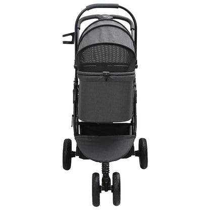 Opvouwbare Huisdierenwagen Zwart 78 x 54 x 101 cm Oxford stof