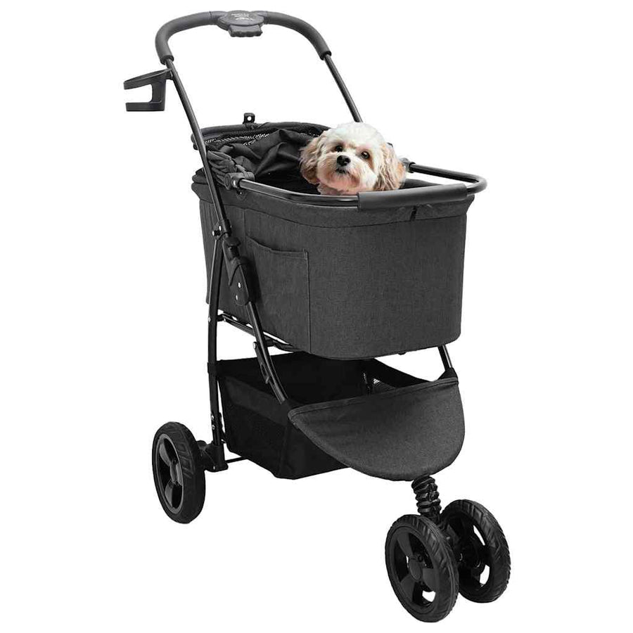 Opvouwbare Huisdierenwagen Zwart 78 x 54 x 101 cm Oxford stof