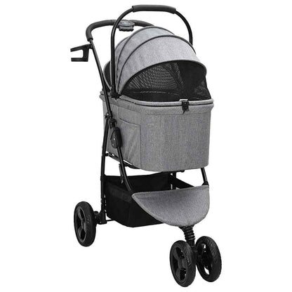 Opvouwbare Huisdierenwagen Grijs 78 x 54 x 101 cm Oxford stof