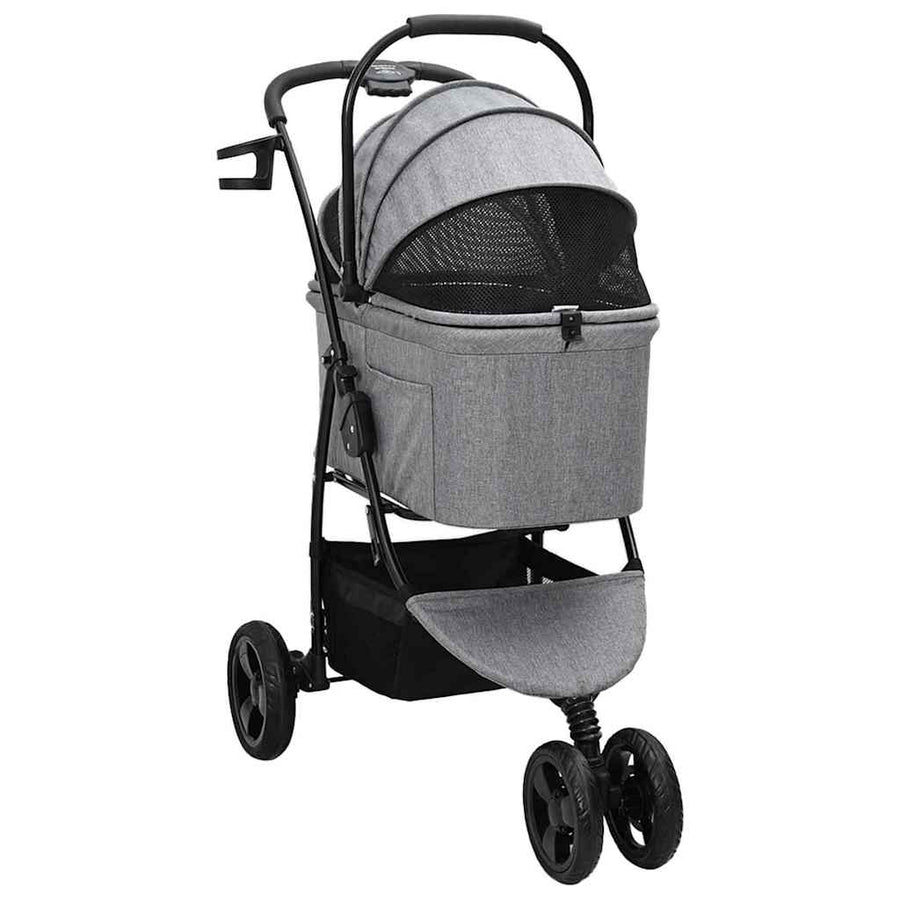 Opvouwbare Huisdierenwagen Grijs 78 x 54 x 101 cm Oxford stof