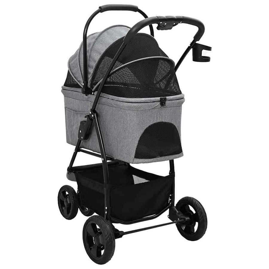 Opvouwbare Huisdierenwagen Grijs 78 x 54 x 101 cm Oxford stof