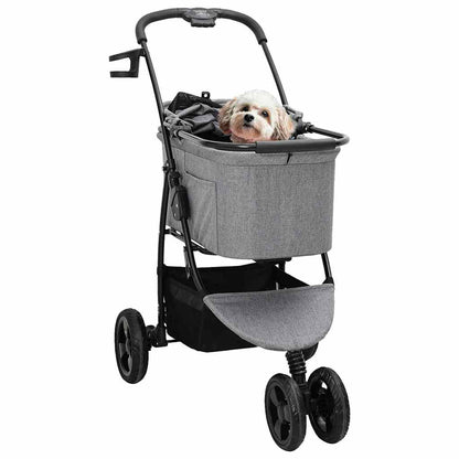 Opvouwbare Huisdierenwagen Grijs 78 x 54 x 101 cm Oxford stof