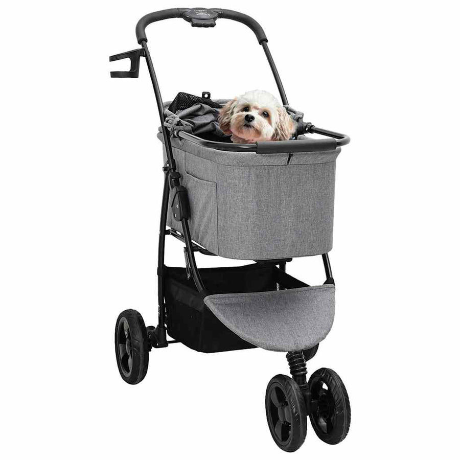 Opvouwbare Huisdierenwagen Grijs 78 x 54 x 101 cm Oxford stof