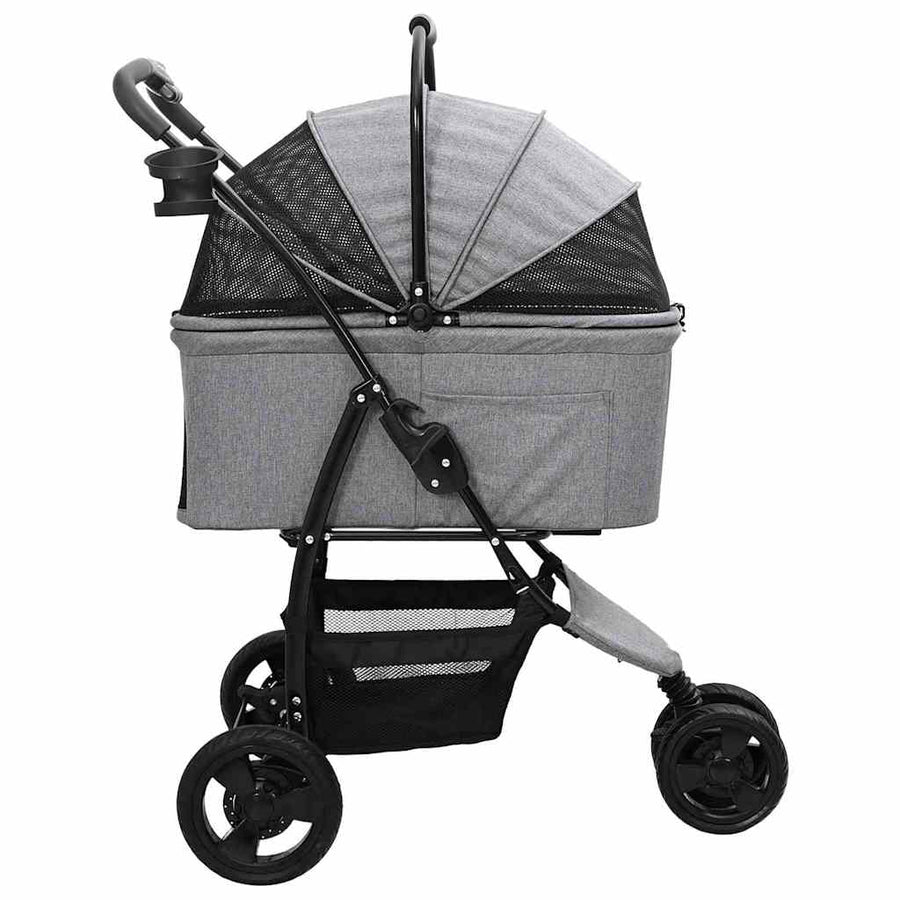 Opvouwbare Huisdierenwagen Grijs 78 x 54 x 101 cm Oxford stof