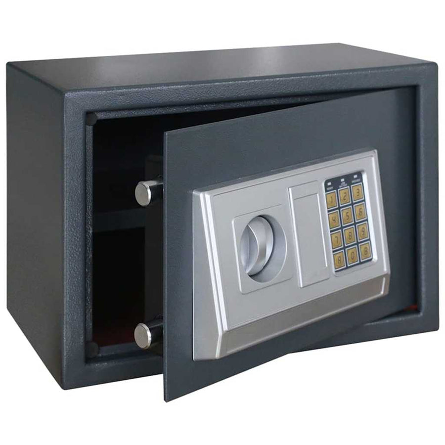 Digitale kluis met slot Donkergrijs 35 x 25 x 25 cm Staal
