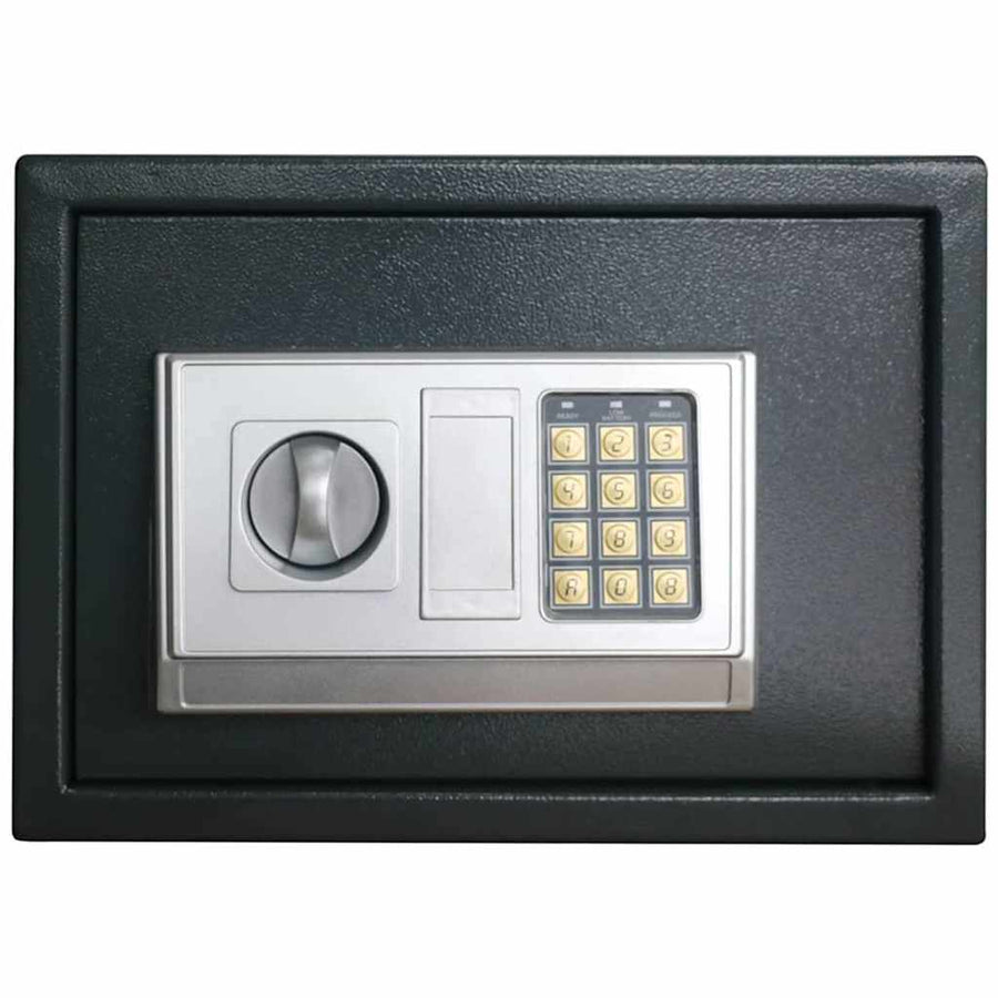 Digitale kluis met slot Donkergrijs 35 x 25 x 25 cm Staal