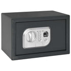 Digital Safe with Lock Dark Grey 31 x 20 x 20 cm Steel