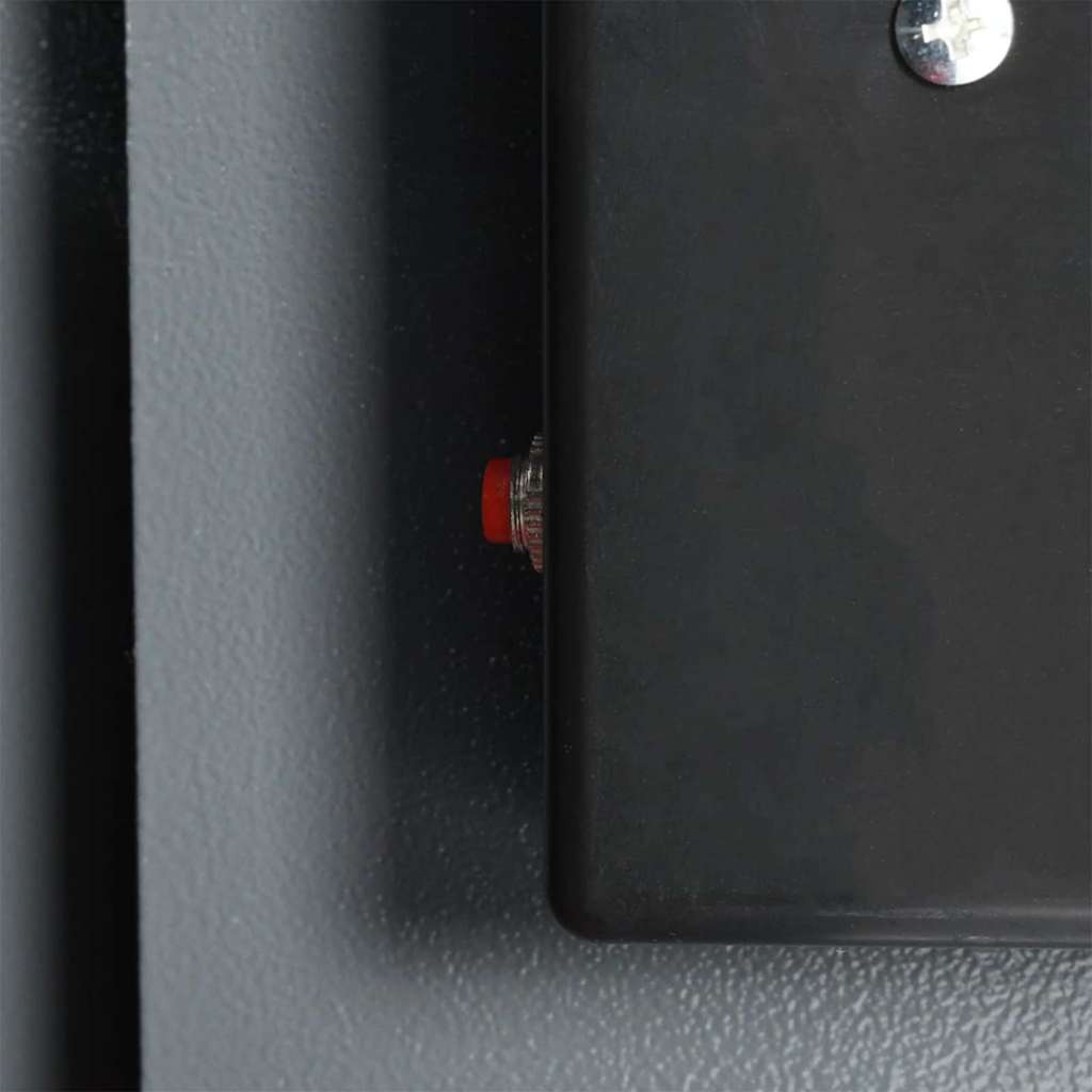 Digitale kluis met slot Donkergrijs 35 x 31 x 50 cm Staal