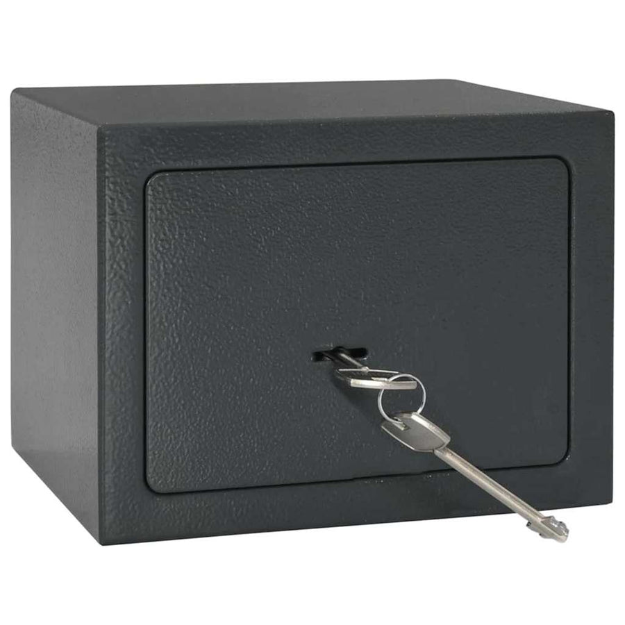 Veiligheidsbox met Sleutelkluis Donkergrijs 17x23x17 cm Staal
