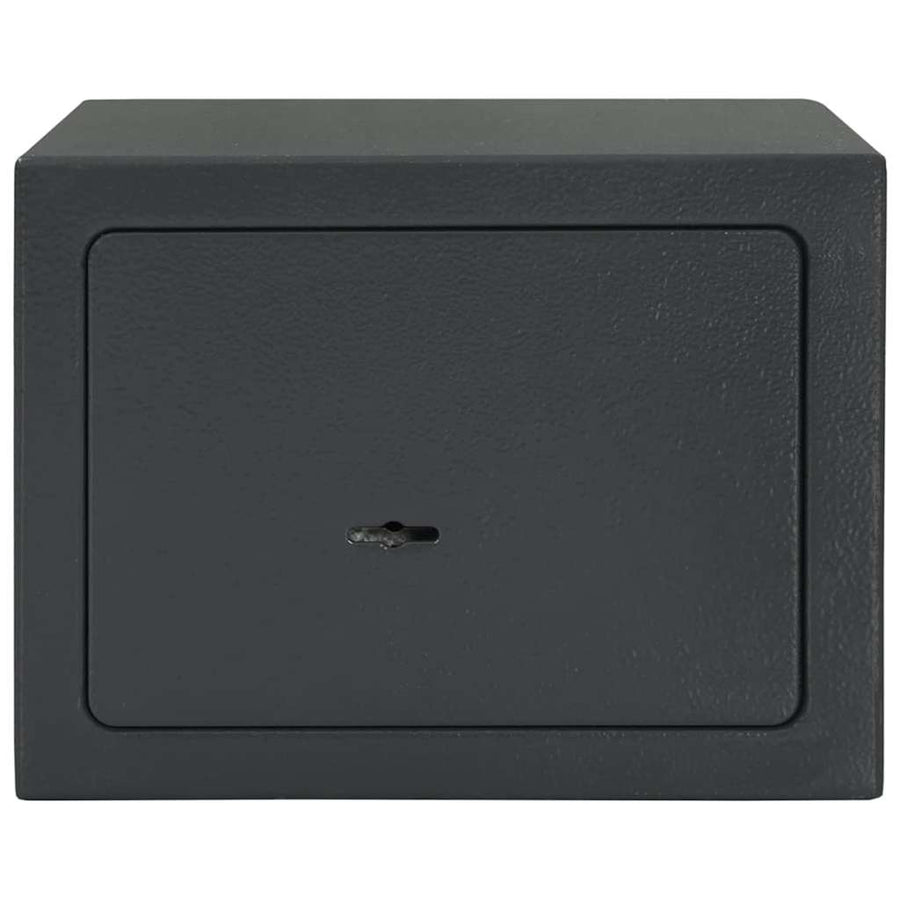 Veiligheidsbox met Sleutelkluis Donkergrijs 17x23x17 cm Staal