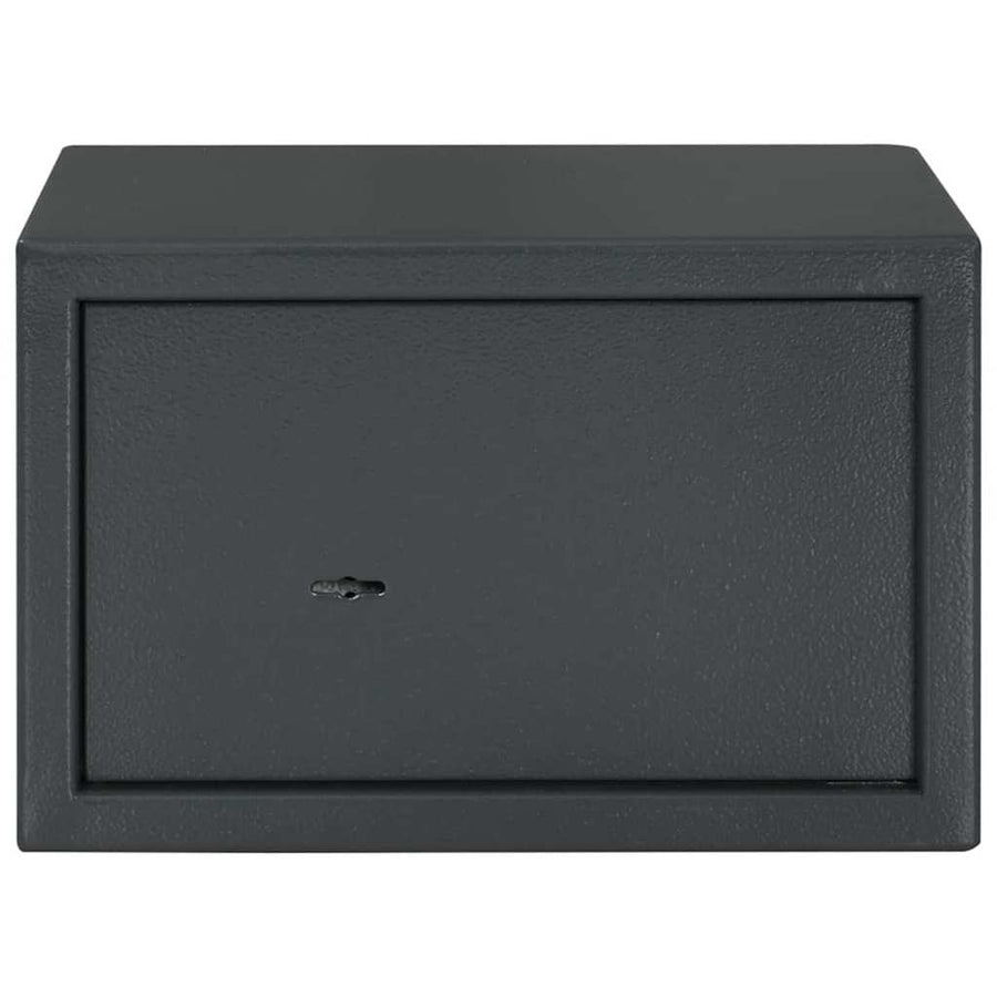 Kluisdoos met slot Donkergrijs 31 x 20 x 20 cm Staal